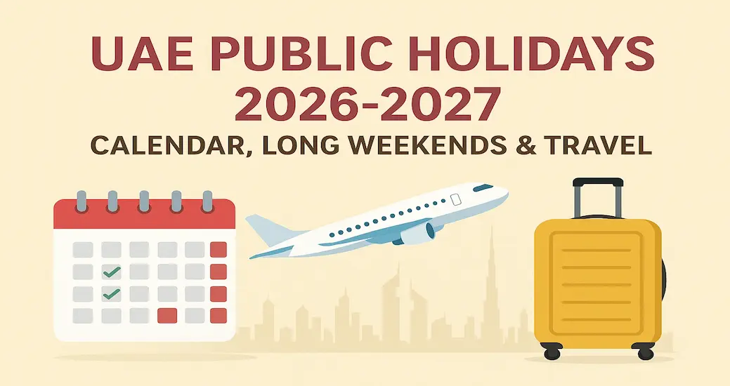UAE Public Holidays 2026-2027: Calendar, Long Weekend Planner & Travel Tips